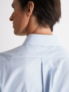 Camisa Regular Fit Popeline Azul Mr. Blue