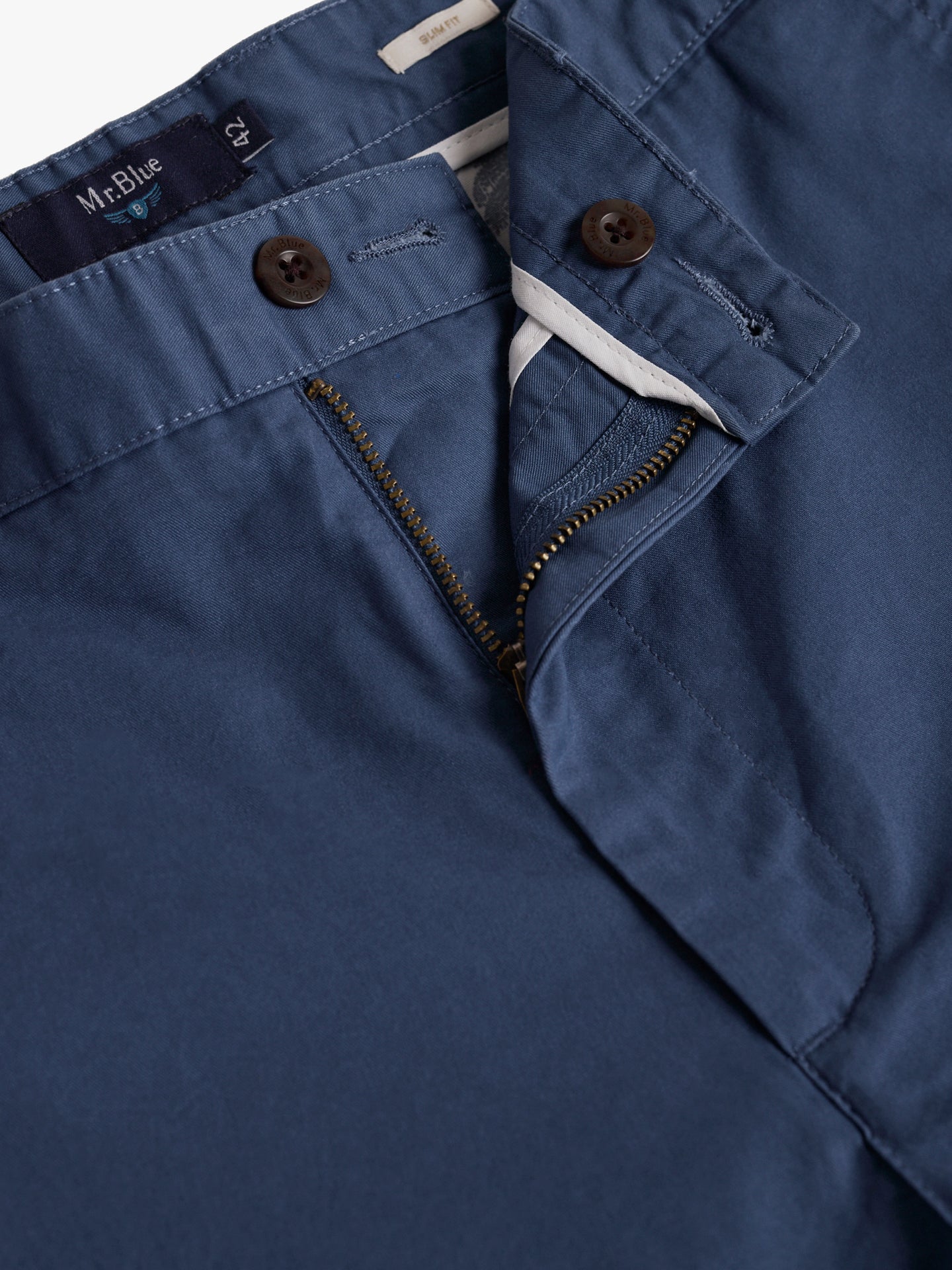 Mr. Blue Slim Fit Blue Shorts
