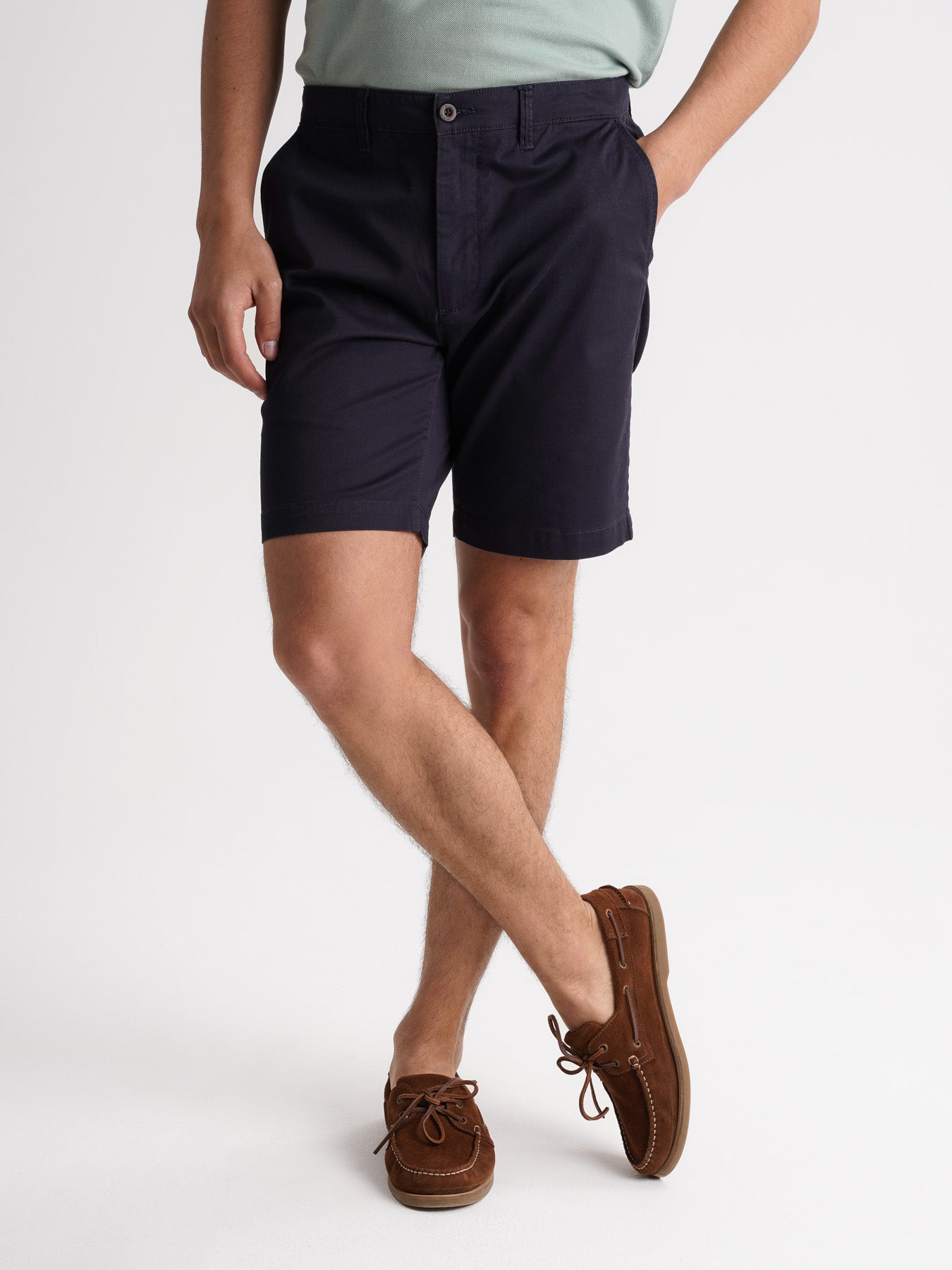Mr. Blue Slim Fit Blue Shorts