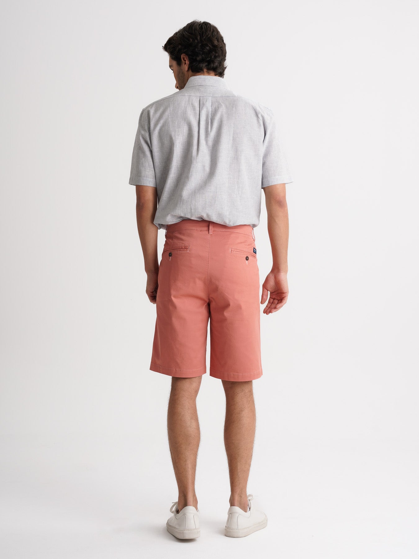 Regular Fit Pink Mr. Blue Shorts