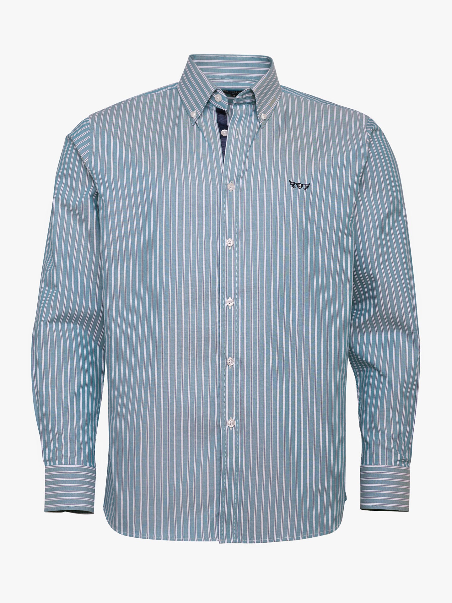Mr. Blue Regular Fit Oxford Blue Shirt