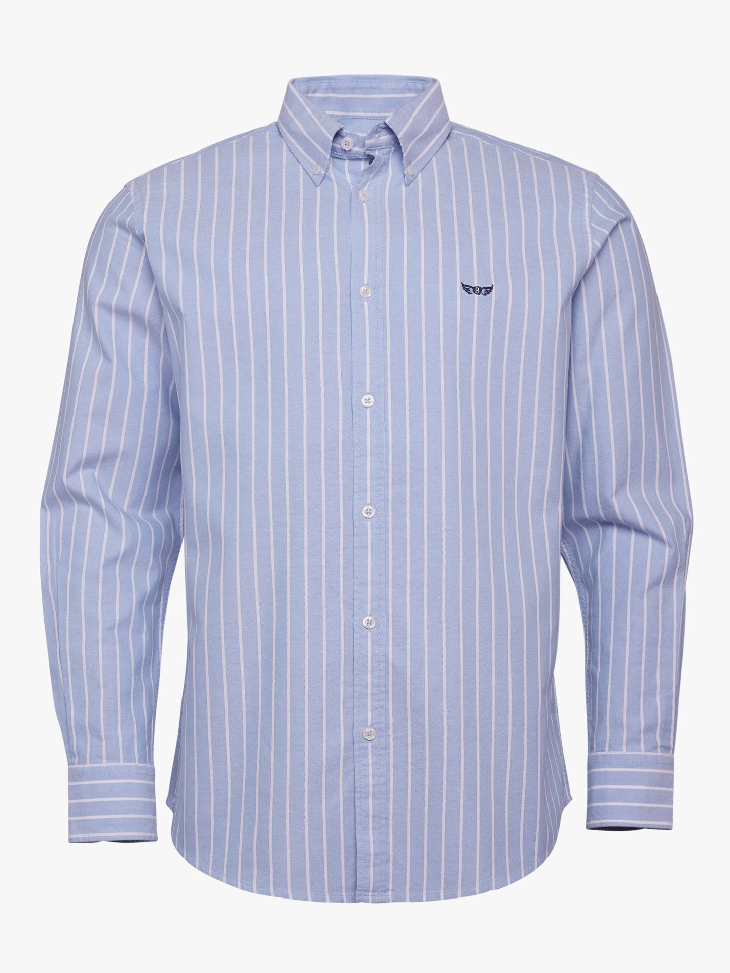 Mr. Blue Regular Fit Oxford Blue Shirt